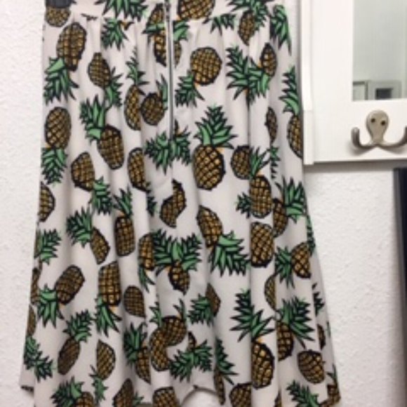 Lucca couture- pineapple print full a-line… - Picture 6 of 13